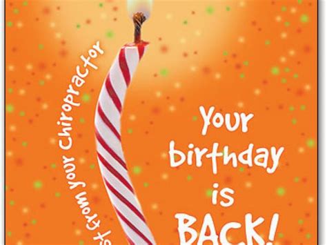 smart practice chiropractic birthday cards|birthday wishes from chiropractor.